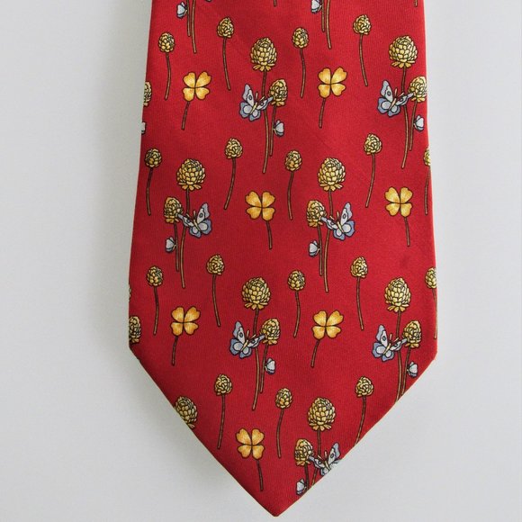 Salvatore Ferragamo Men's Silk Tie - Picture 2 of 4